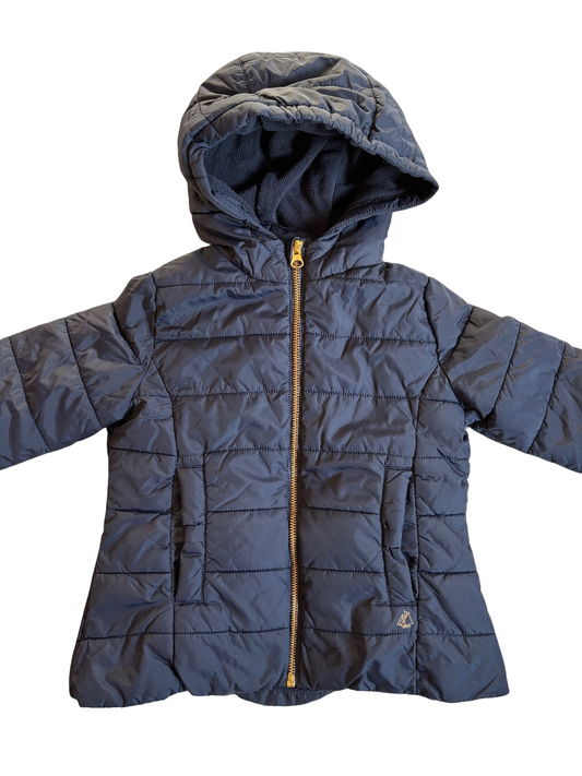 Petit Bateau Navy Blue Midseason Coat (4Y)