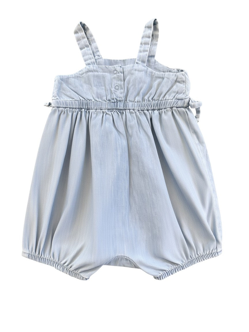 Baby Gap Denim Romper size 6-12M - second hand baby clothing