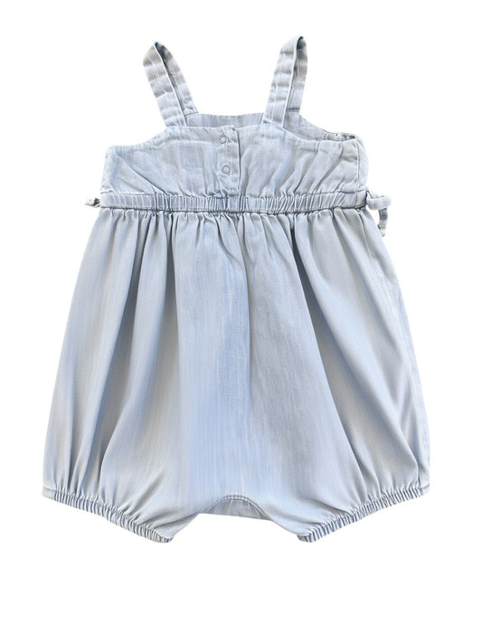 Baby Gap Denim Romper size 6-12M - second hand baby clothing
