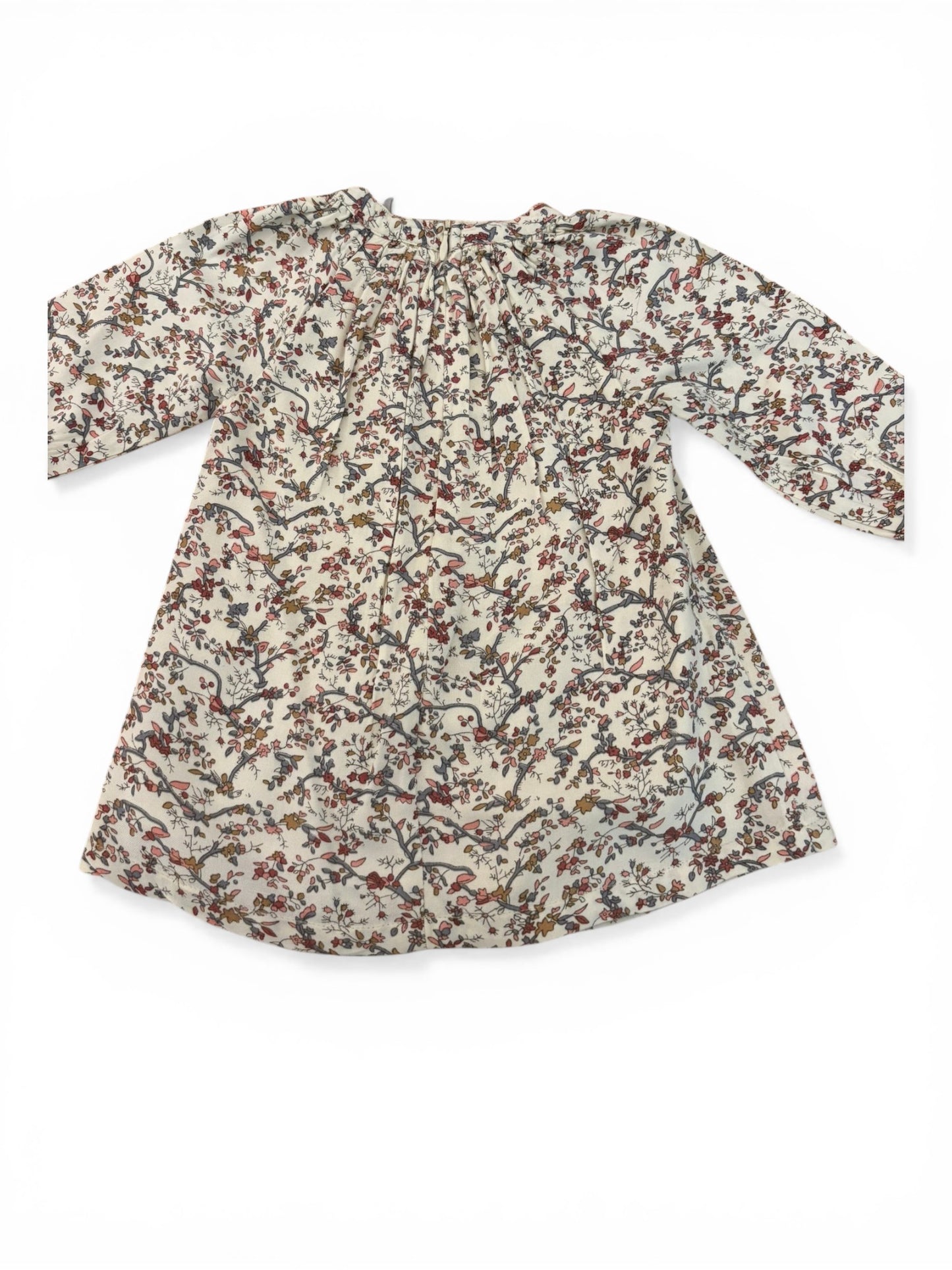 C de C Grey Floral Dress (6M)