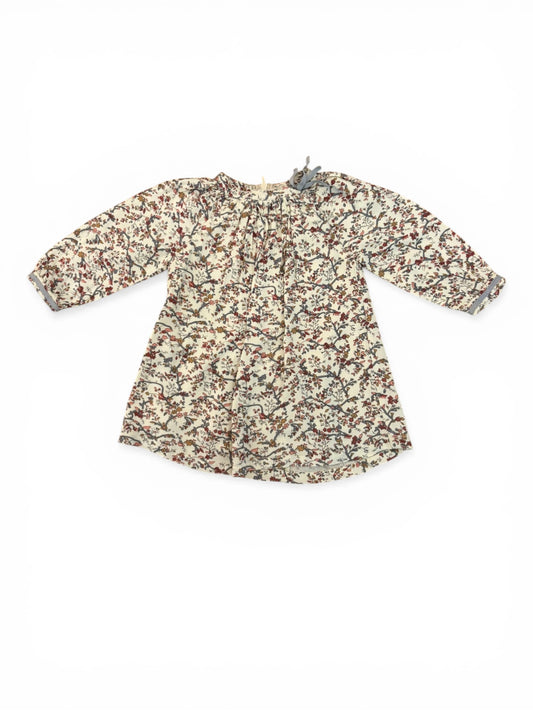 C de C graues geblümtes Kleid (6M)