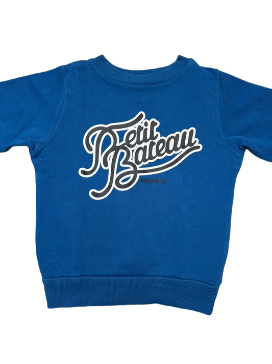 Petit Bateau Royal Blue Sweatshirt (4Y)