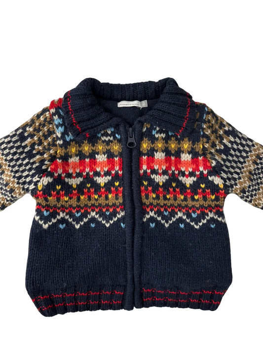 Pull zippé Catimini (3M)