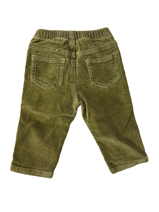 Il Gufo Olivgrüne Cordhose (6M)