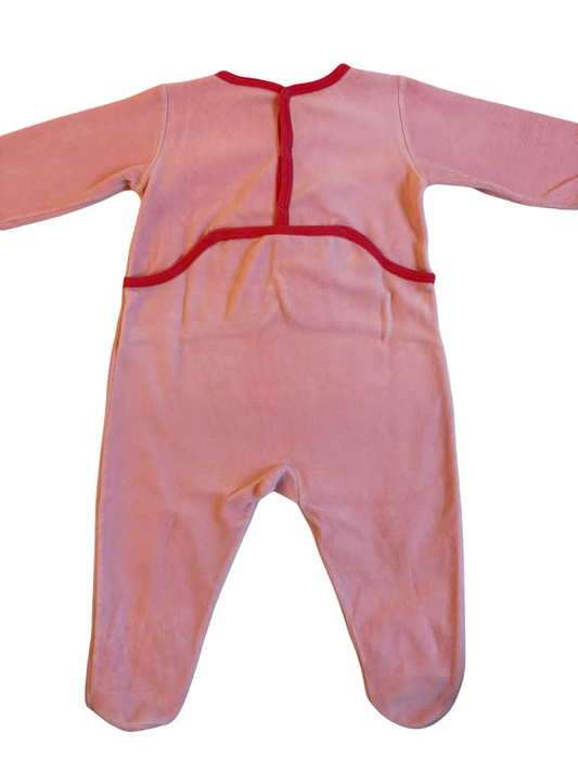 Petit Bateau "Poussin" Pink Pajamas (12M)