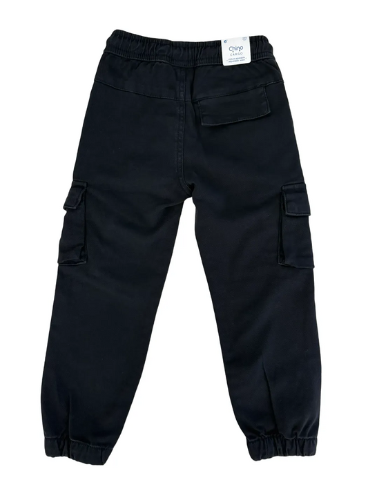 Pantalon cargo noir délavé Mayoral (4 ans)