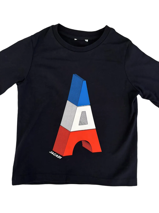 Jacadi Navy Blue Long-Sleeved T-Shirt (5Y)
