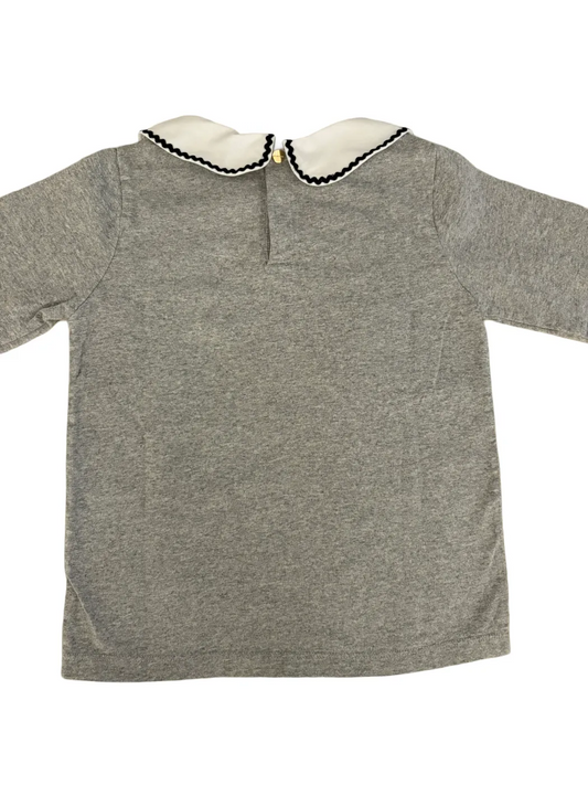 Jacadi Grey Long-Sleeved Shirt (6Y)