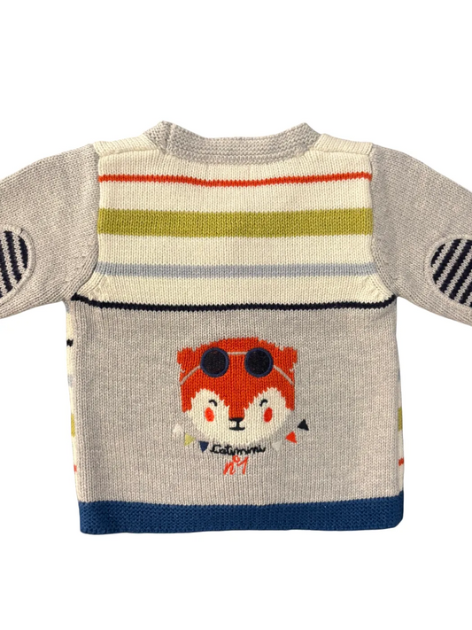 Catimini Multi Stripes Cardigan (1M)