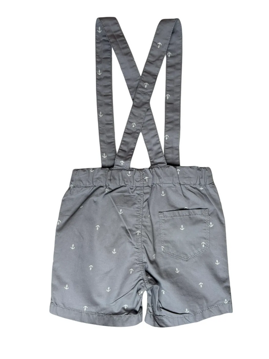 Petit Bateau Anchors Overalls (18M)