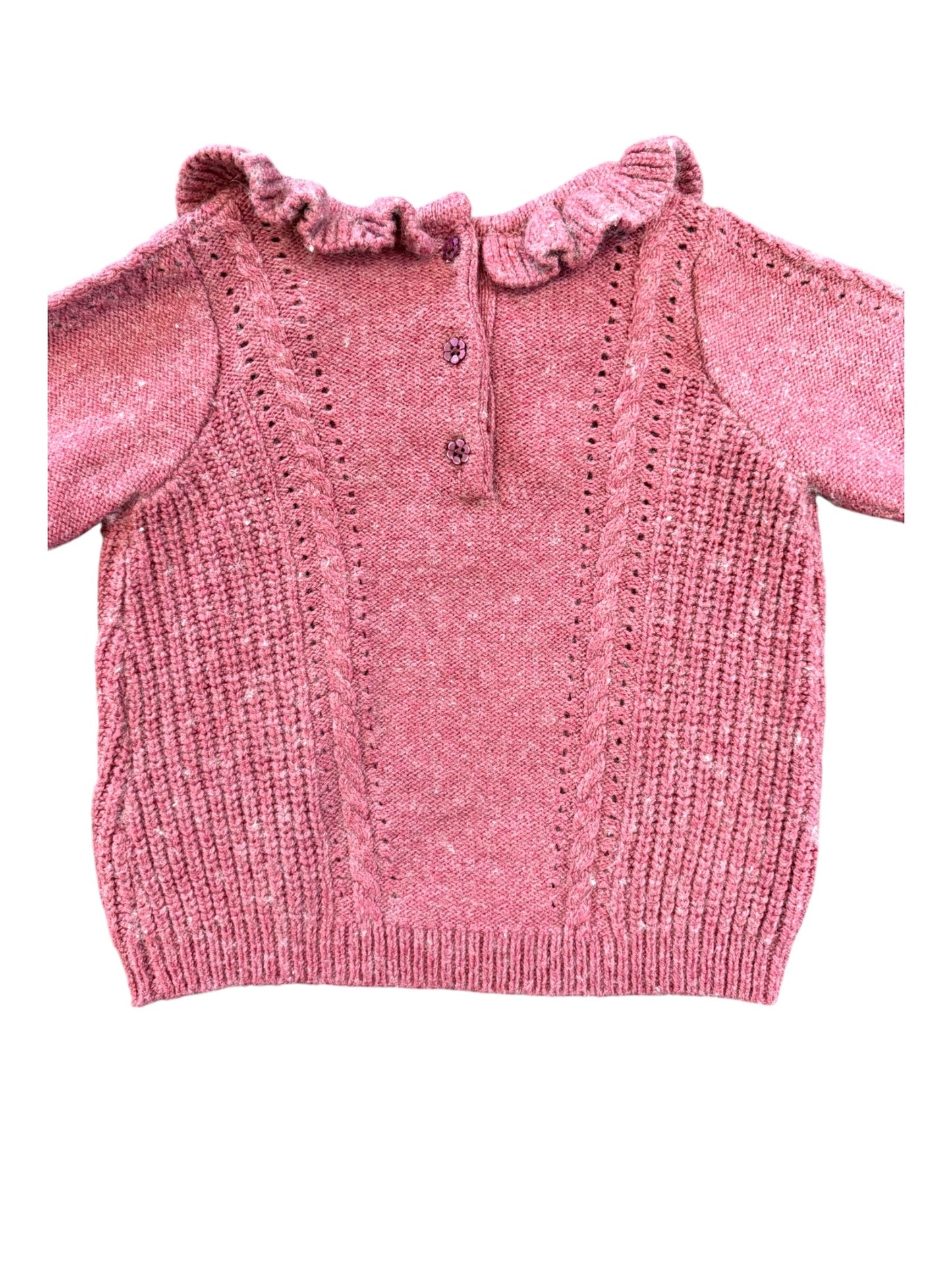 Pull Sergent Major Chat Rose (12M)