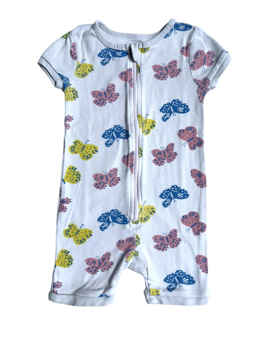 Tea Collection Butterfly Romper size 18-24M - second hand baby clothing
