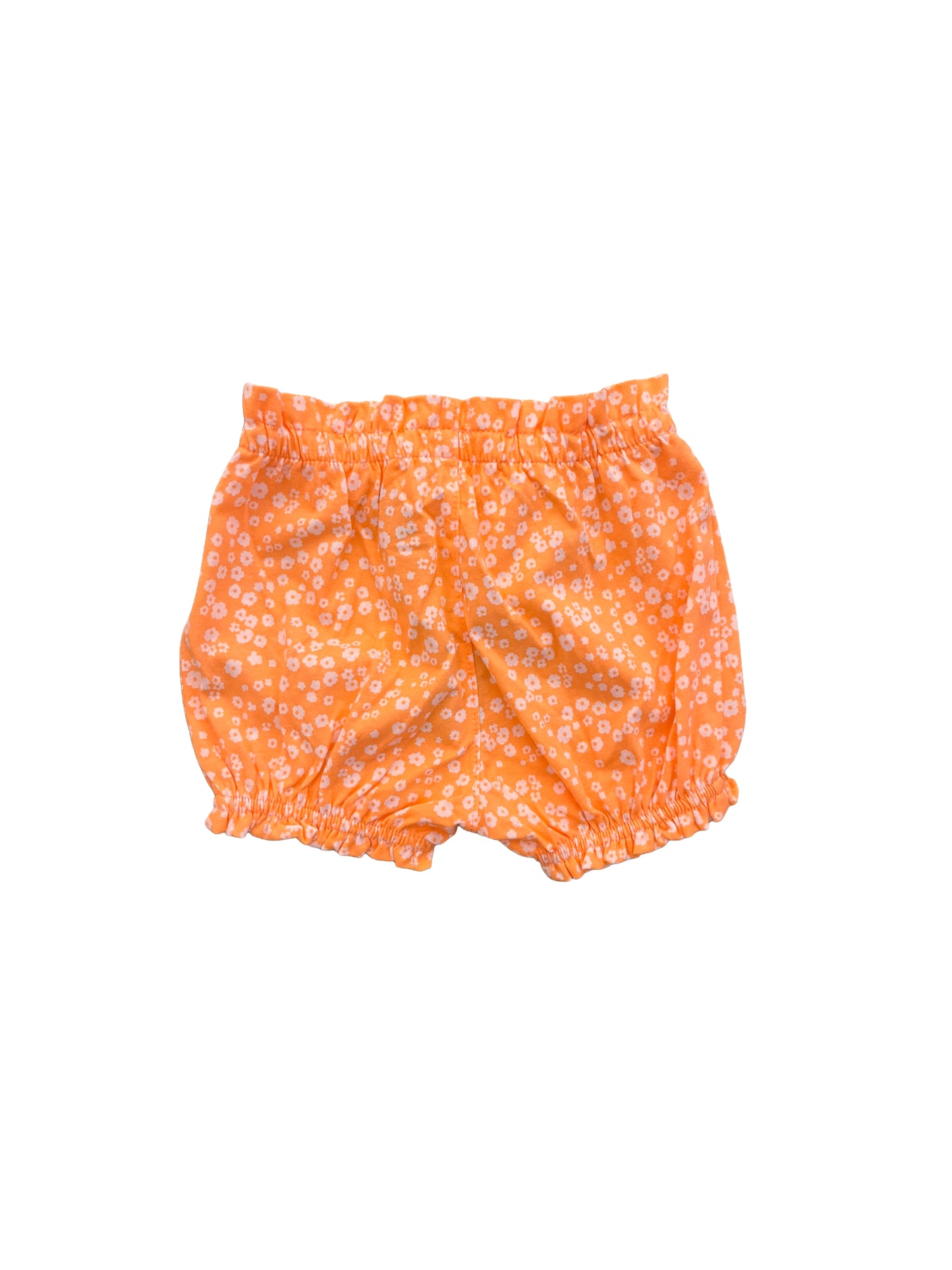 Short en coton à fleurs orange Baby Gap