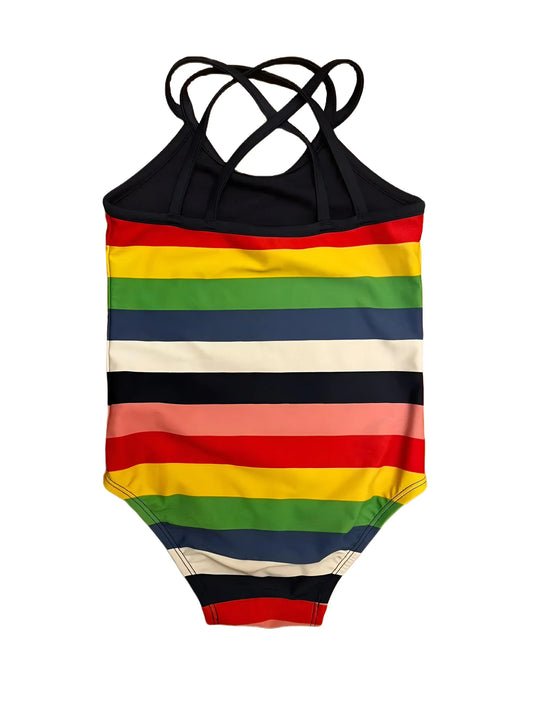 Baby Gap Multi-Colored Stripes Swimsuit (3Y)