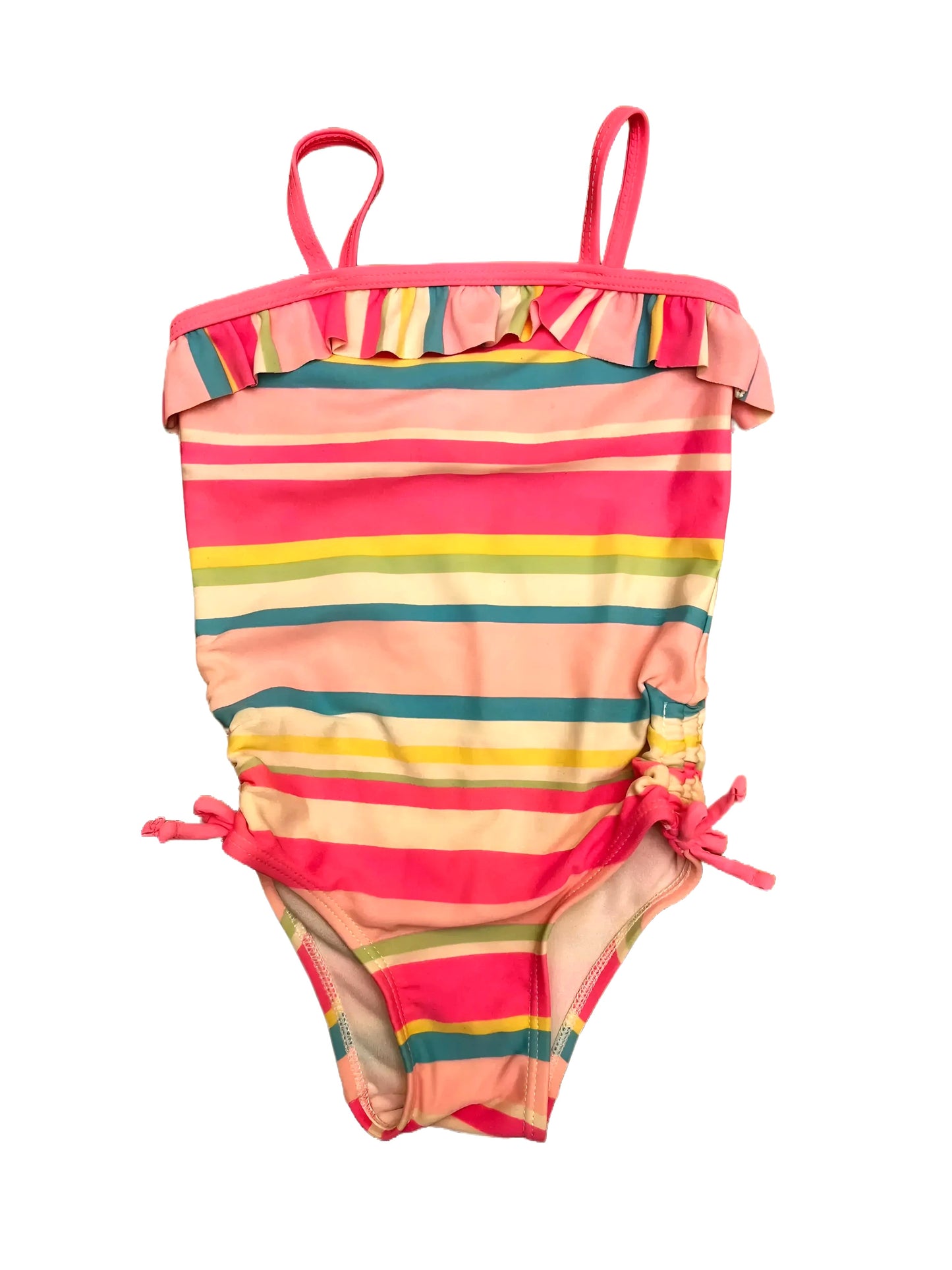 Baby Gap Pink Stripes Swimsuit (12-18M)