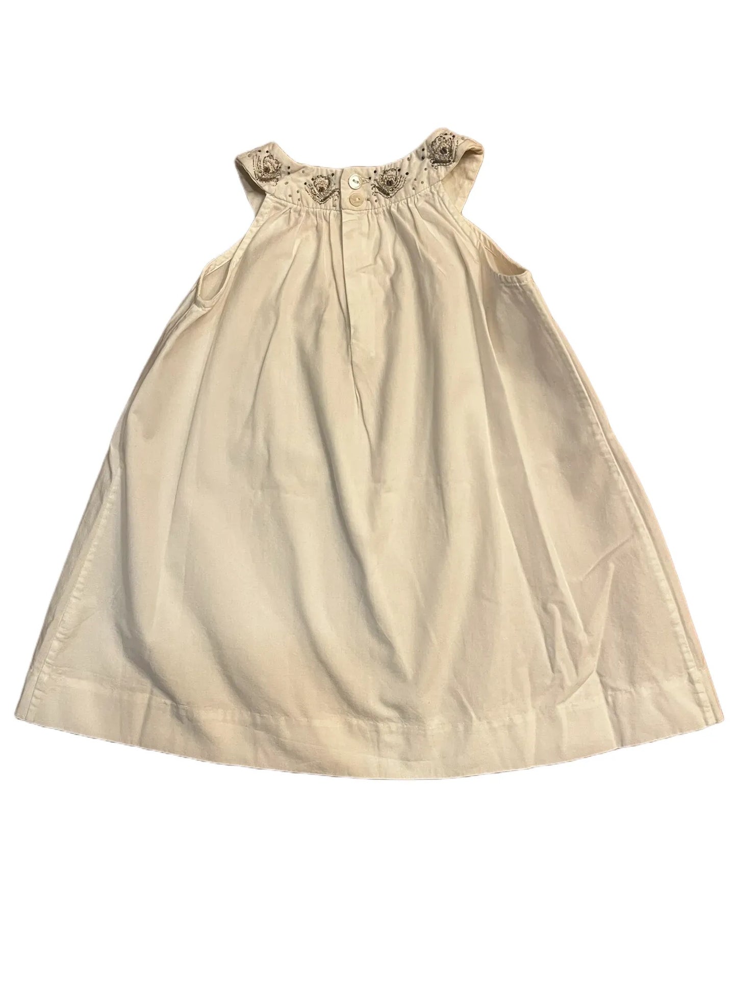 Bonpoint White Sleeveless Dress (18M)