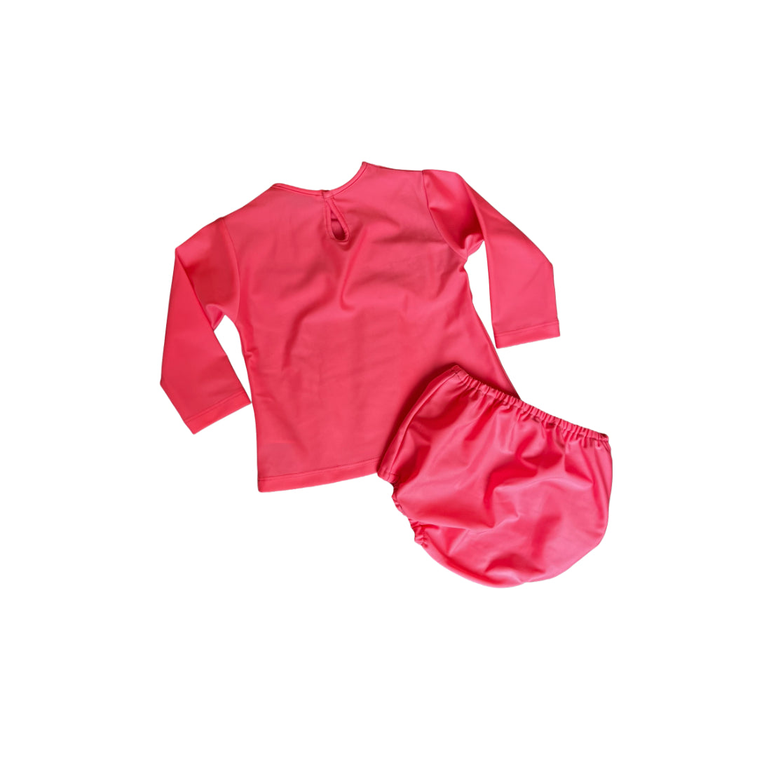 Ensemble de bain Bonpoint rose corail (6M)