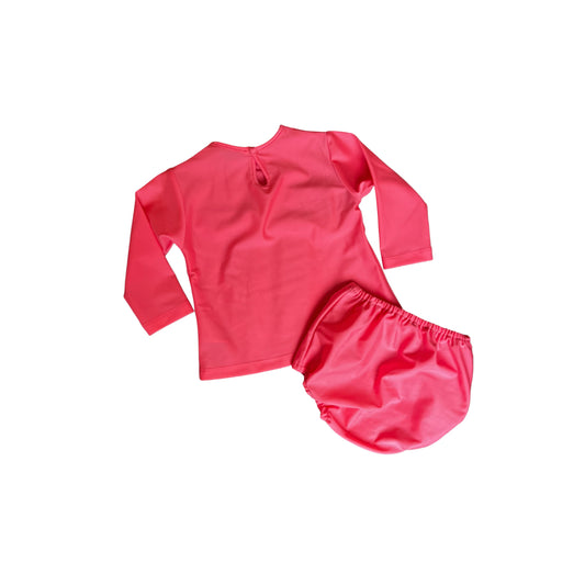 Bonpoint Korallenrosa Schwimm-Ensemble (6M)