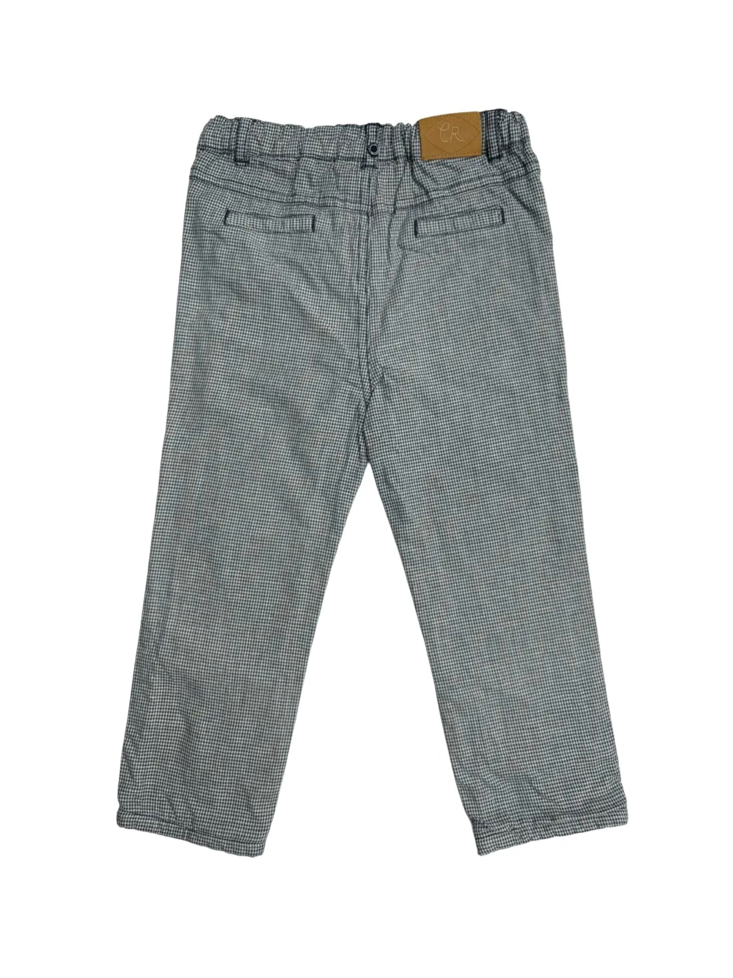Cadet Rousselle Grey Check Lined Pants (2Y)