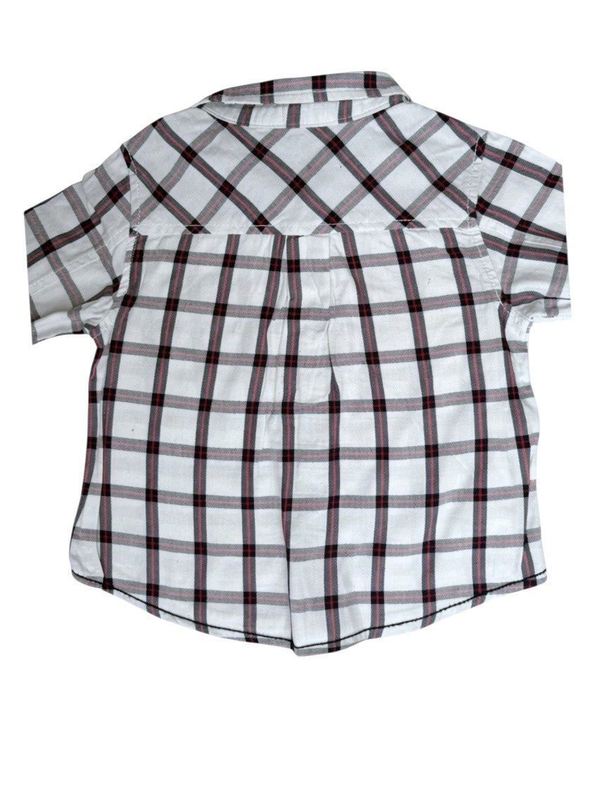 Cadet Rousselle Plaid Shirt size 18M - second hand baby clothing