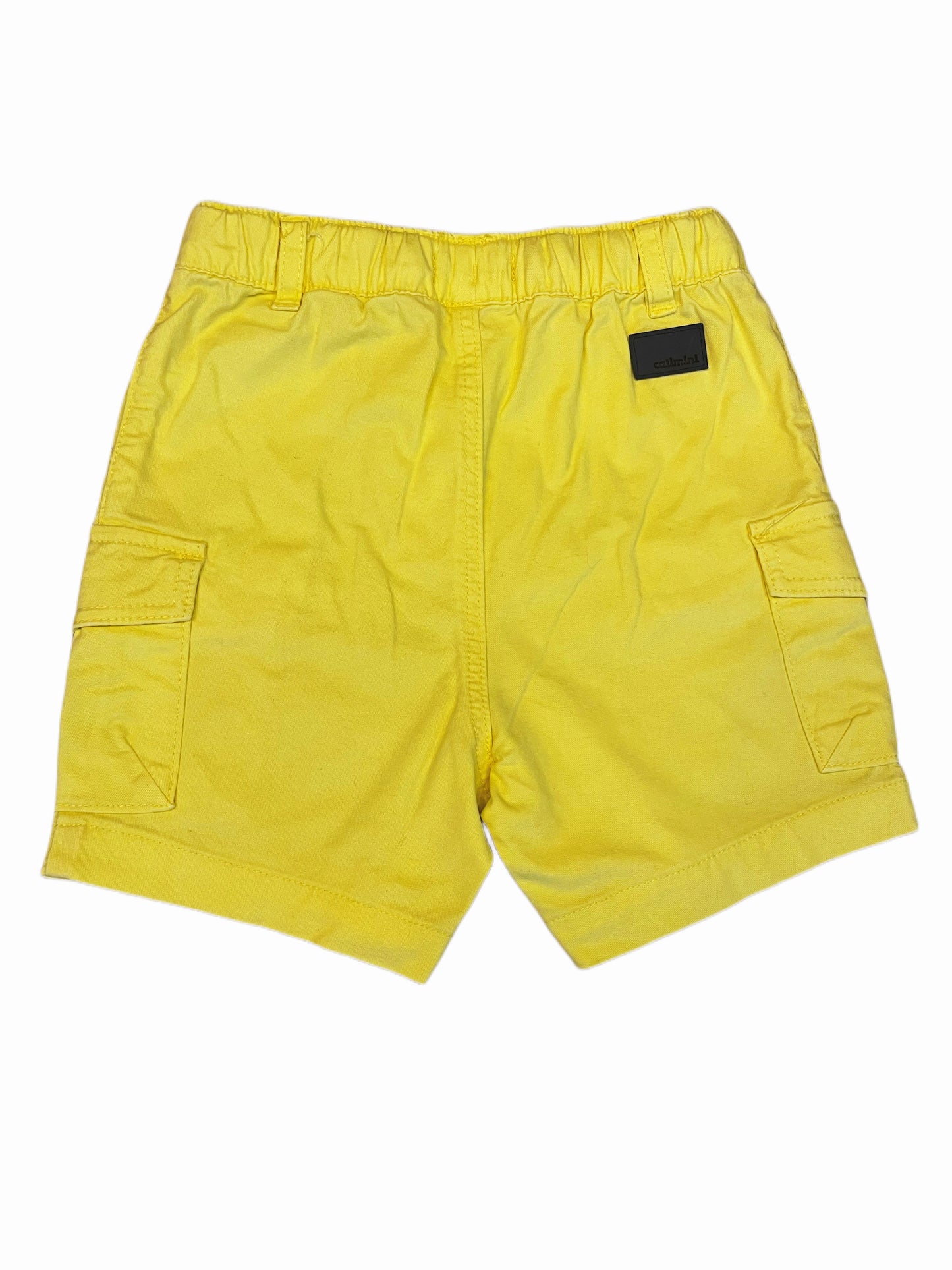 Catimini Yellow Cargo Shorts (6M)