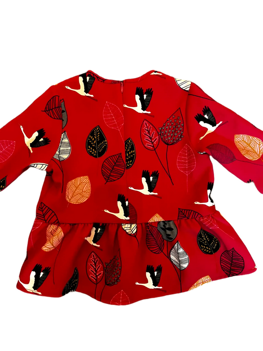 Catimini Pink Birds & Blouse (6Y)