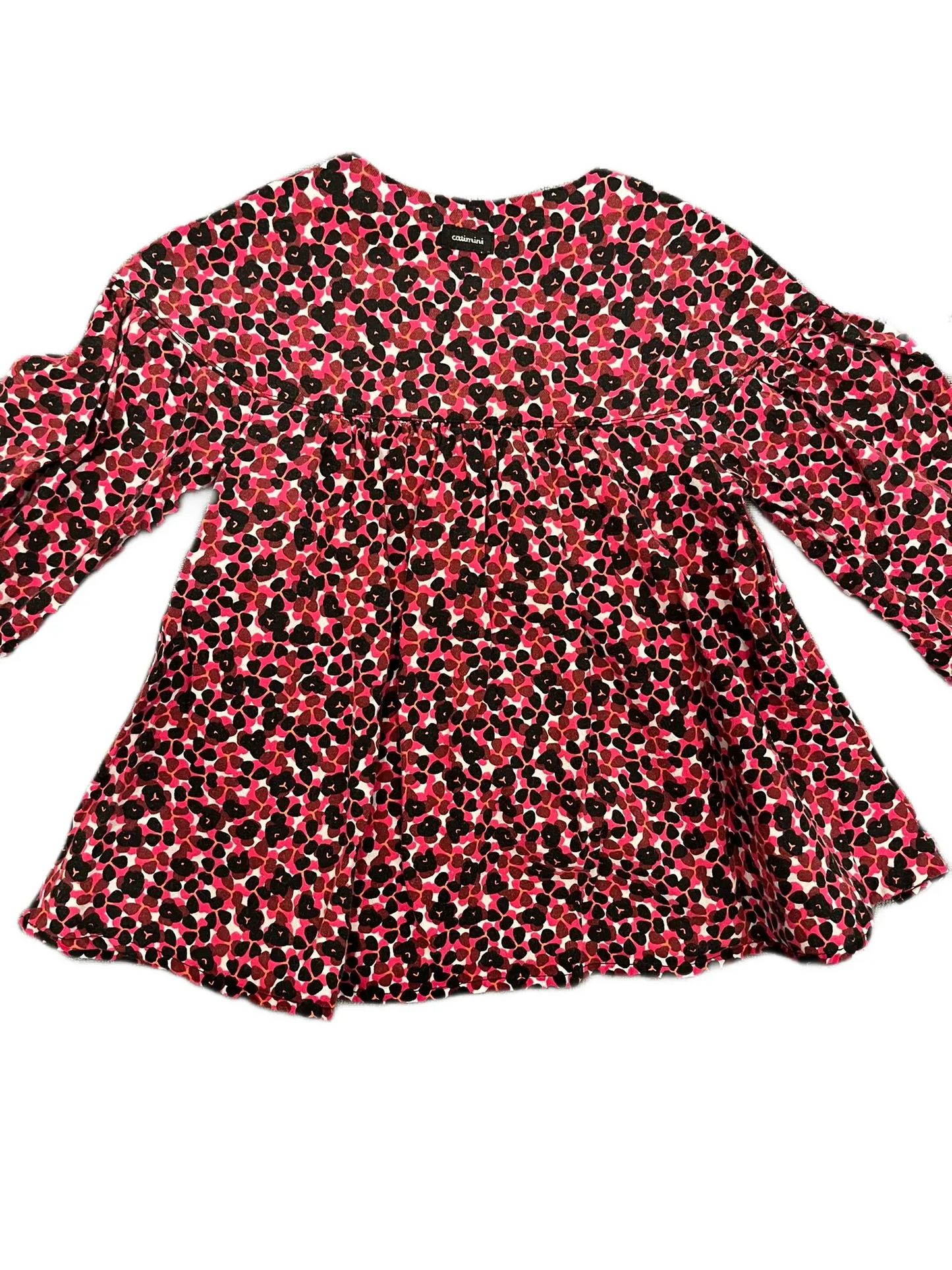 Catimini Pink & Black Blouse (6Y)