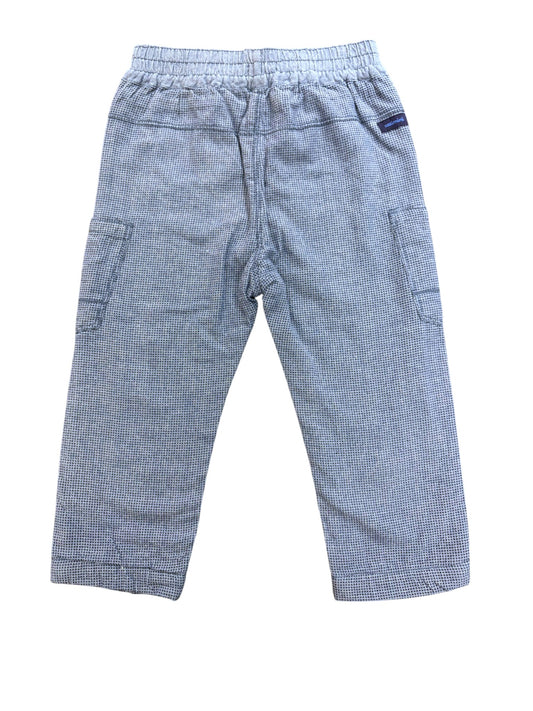 Pantalon pied-de-poule bleu Catimini (18 mois)