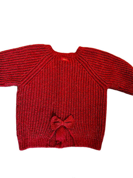 Catimini Dark Pink Chunky Cardigan (6Y)