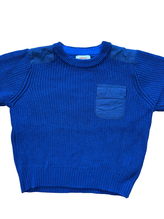 Catimini Blue Pocket Sweater (6Y/116)