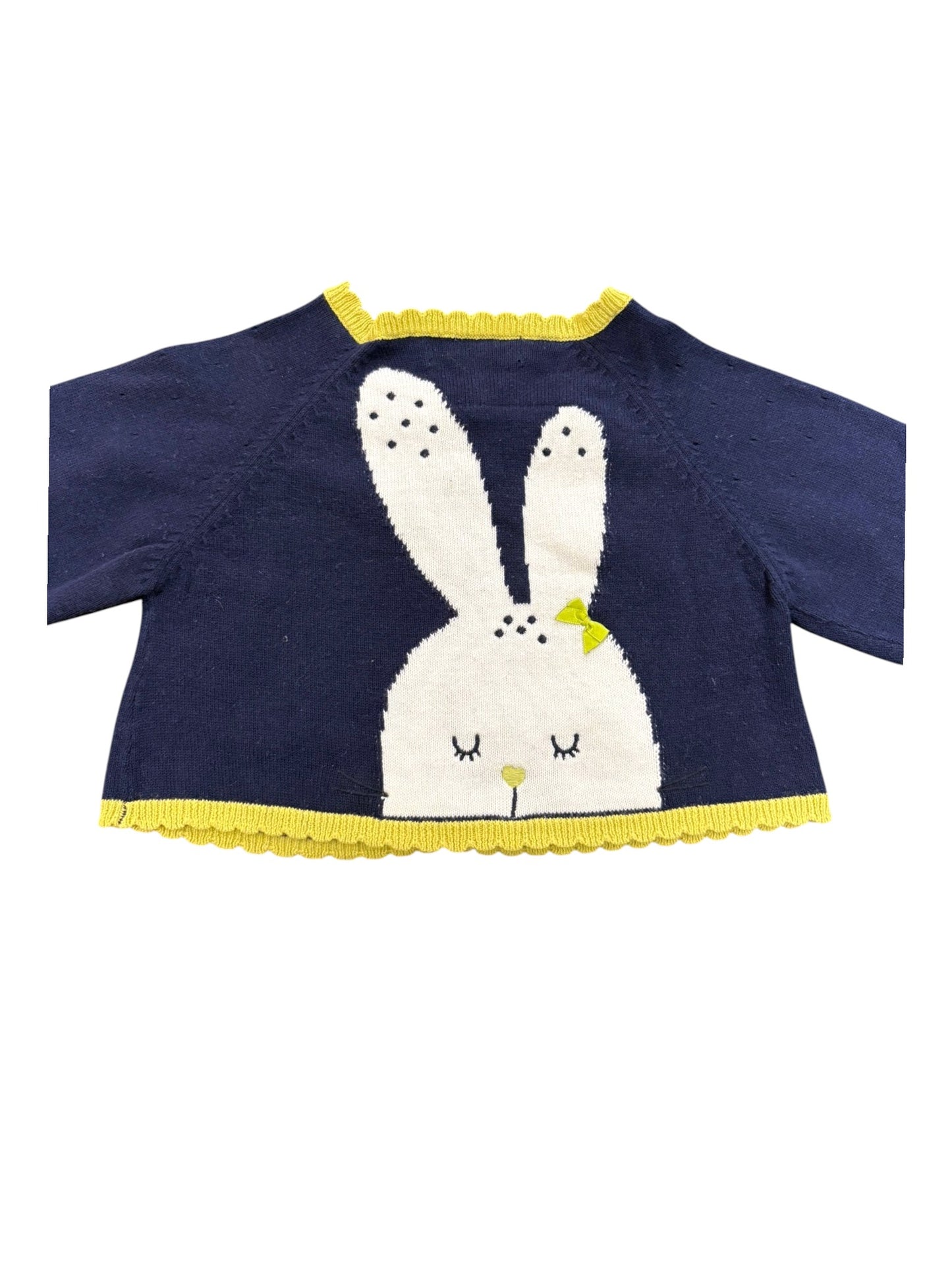 Catimini Navy Bunny Cardigan (18M)