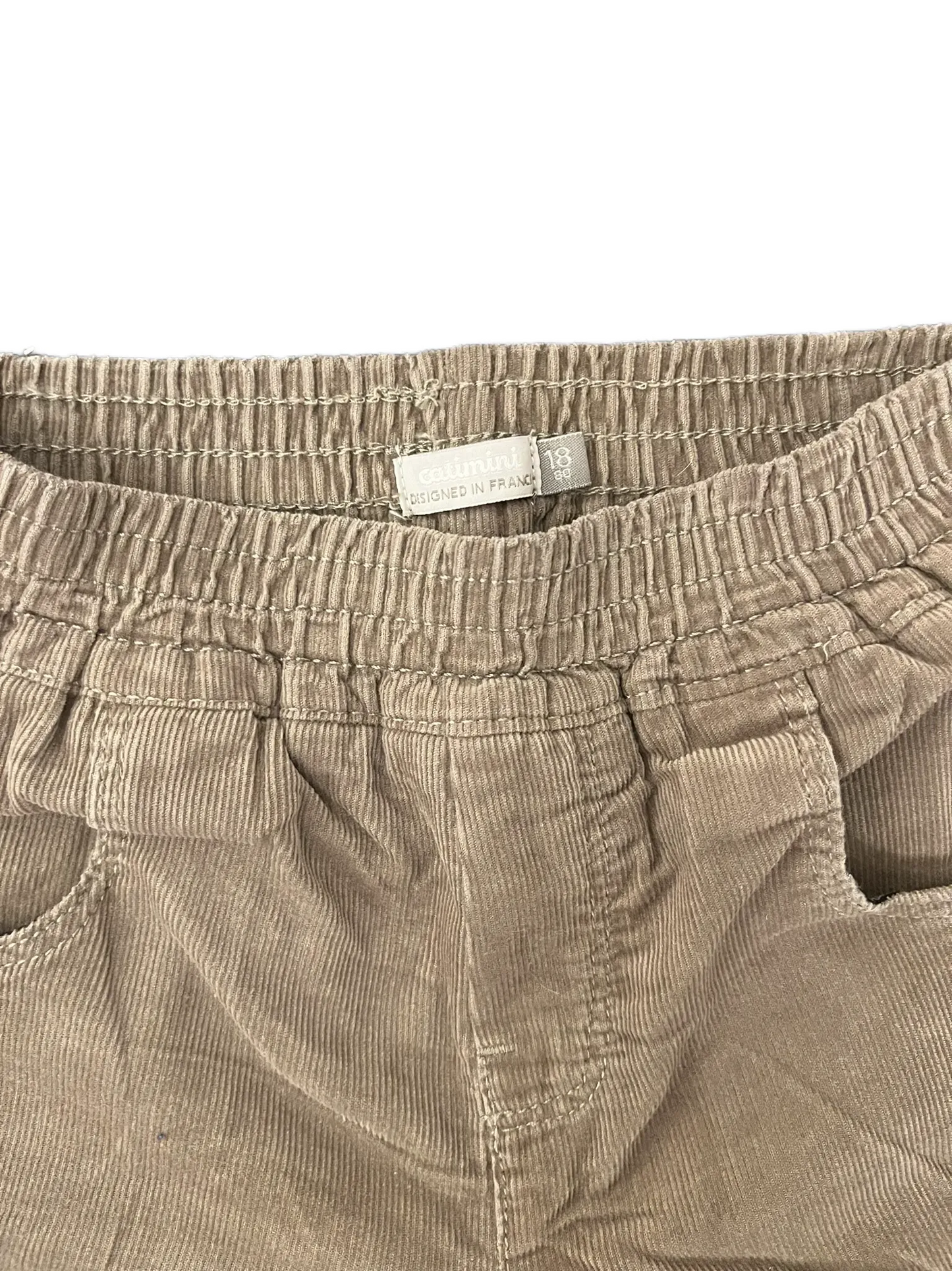 Catimini Khaki Corduroy Pants (18M)