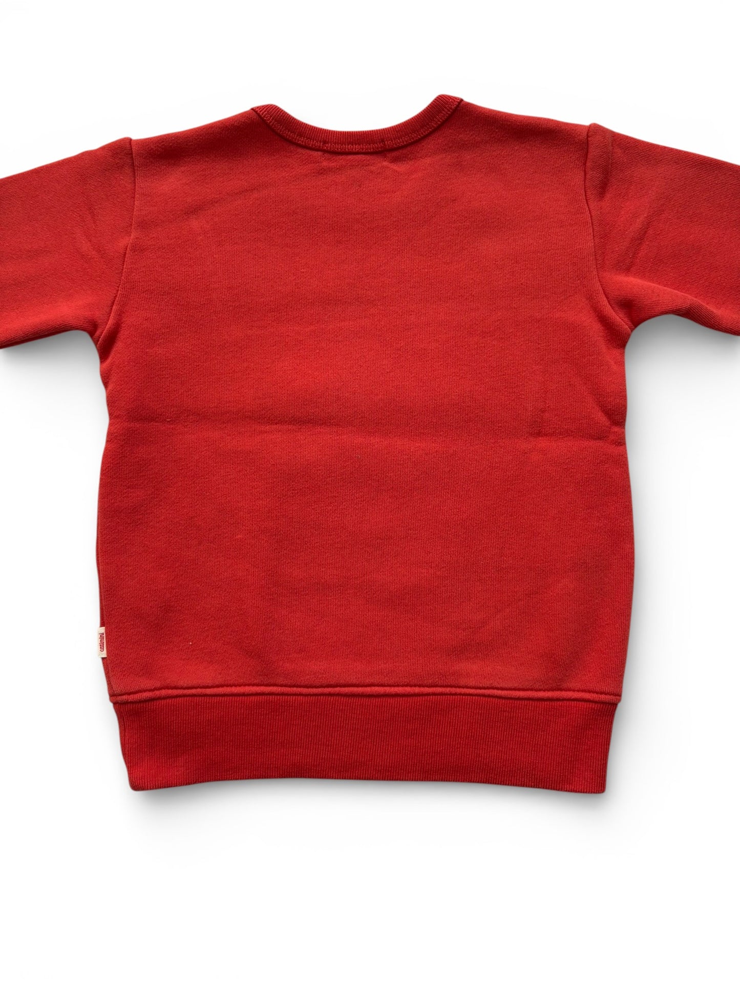Catimini Red Graphic Fleece Sweatshirt (4Y / 104)