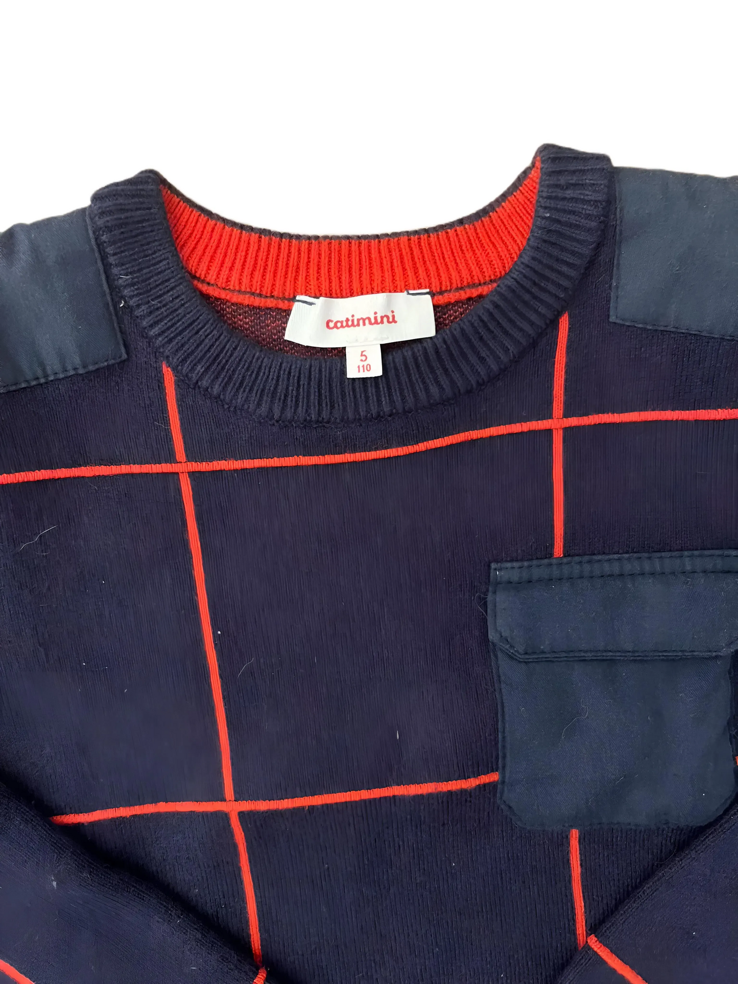 Catimini Blue & Orange Sweater (5Y)