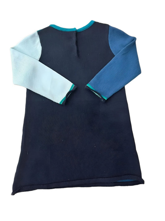 Catimini Cat Motif Sweater Dress (2Y)