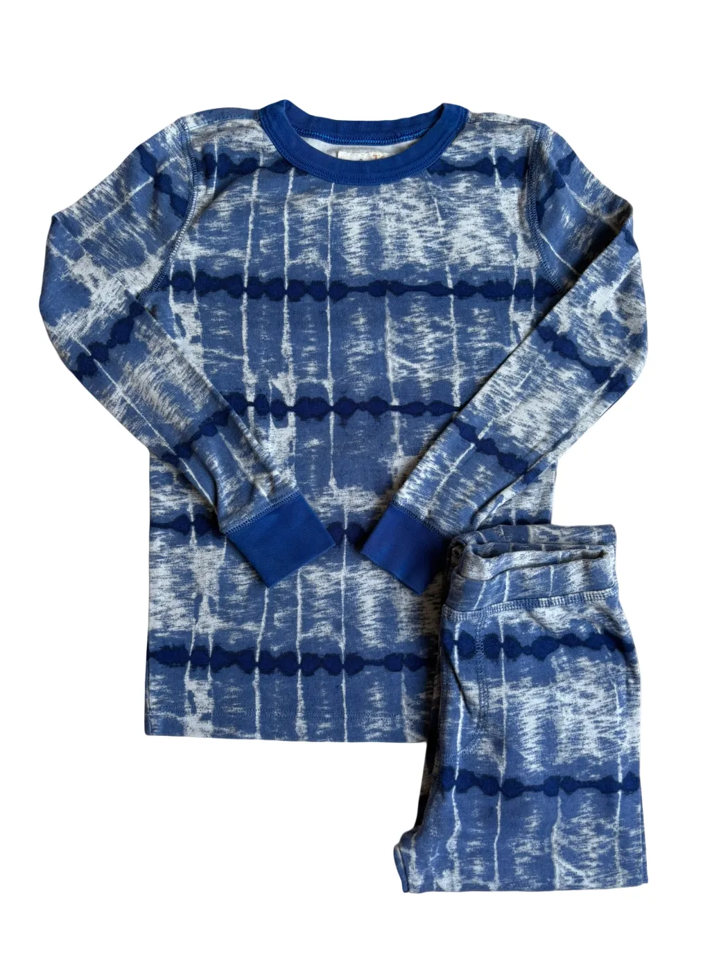 Crewcuts Blue Pattern Pajamas (7Y)