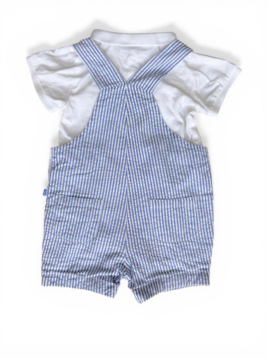 Cadet Rousselle Blue Striped Outfit (3M)