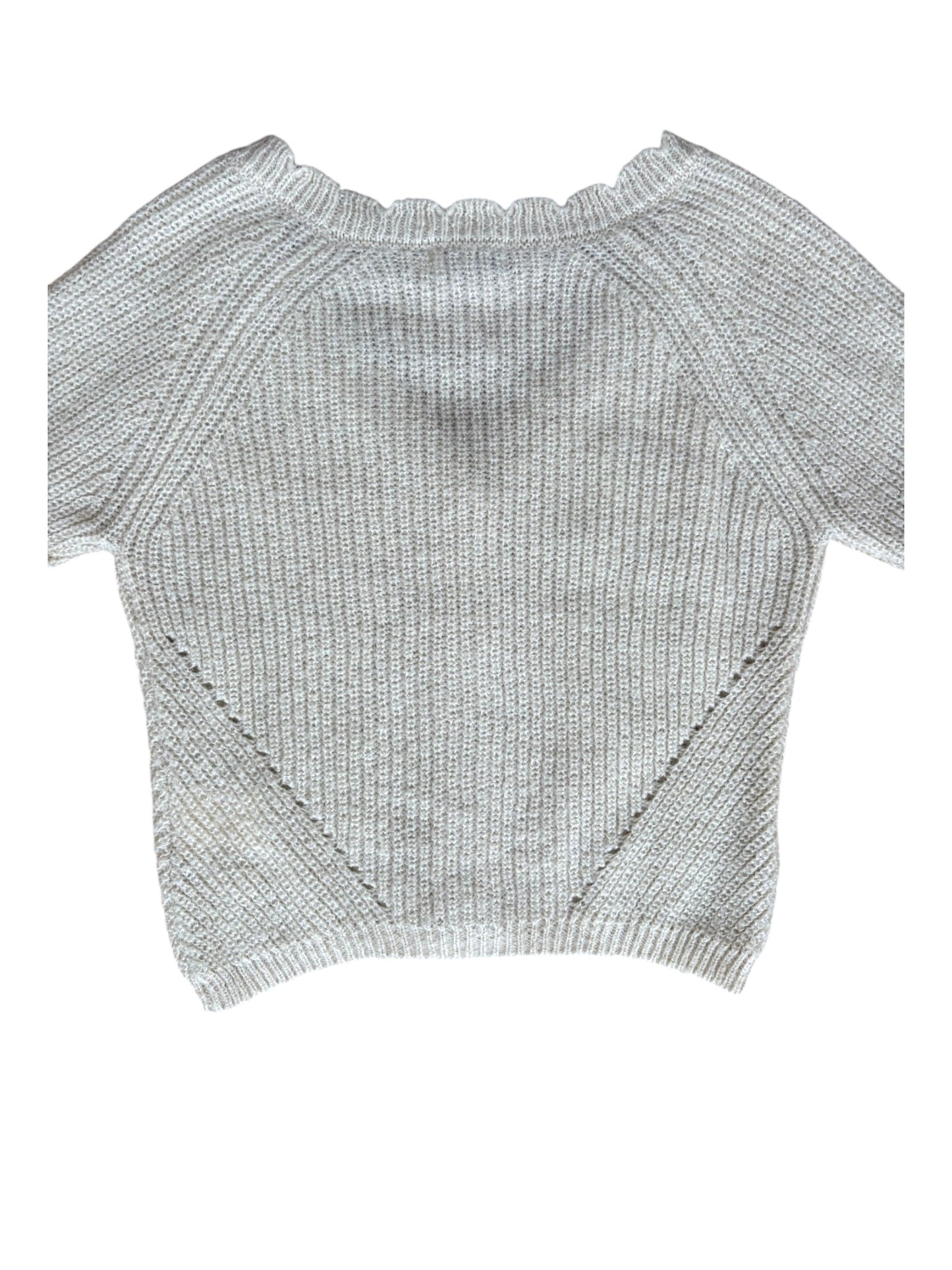 Cyrillus Oatmeal Knit Cardigan (6Y)