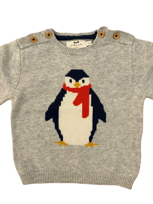 Cyrillus Penguin Sweater (18M)