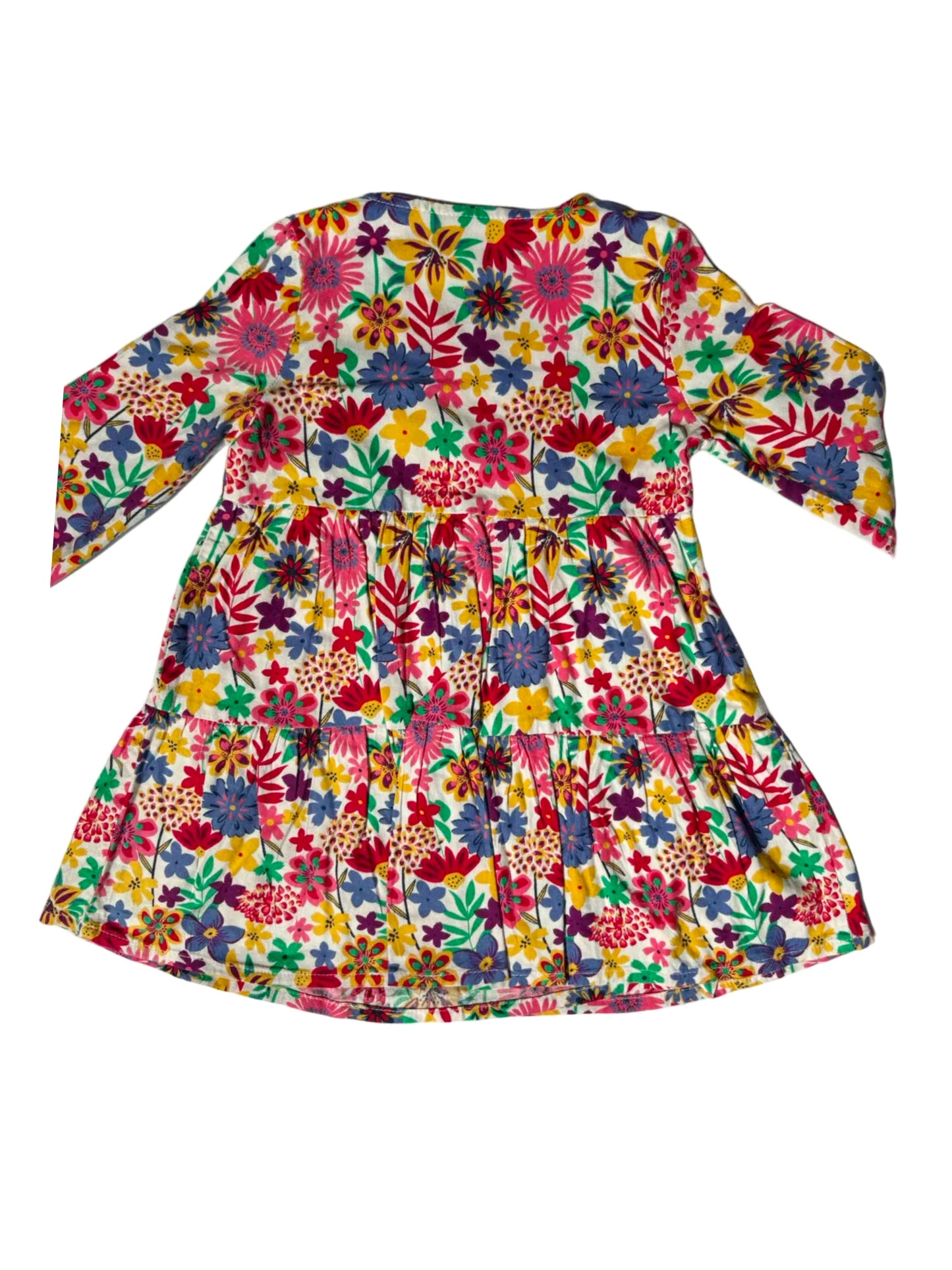Du Pareil Au Même Multicolor Floral Dress (3Y / 98)