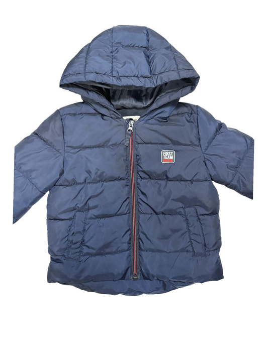 Gémo Boy Navy Patch Padded Puffer Jacket, 24M