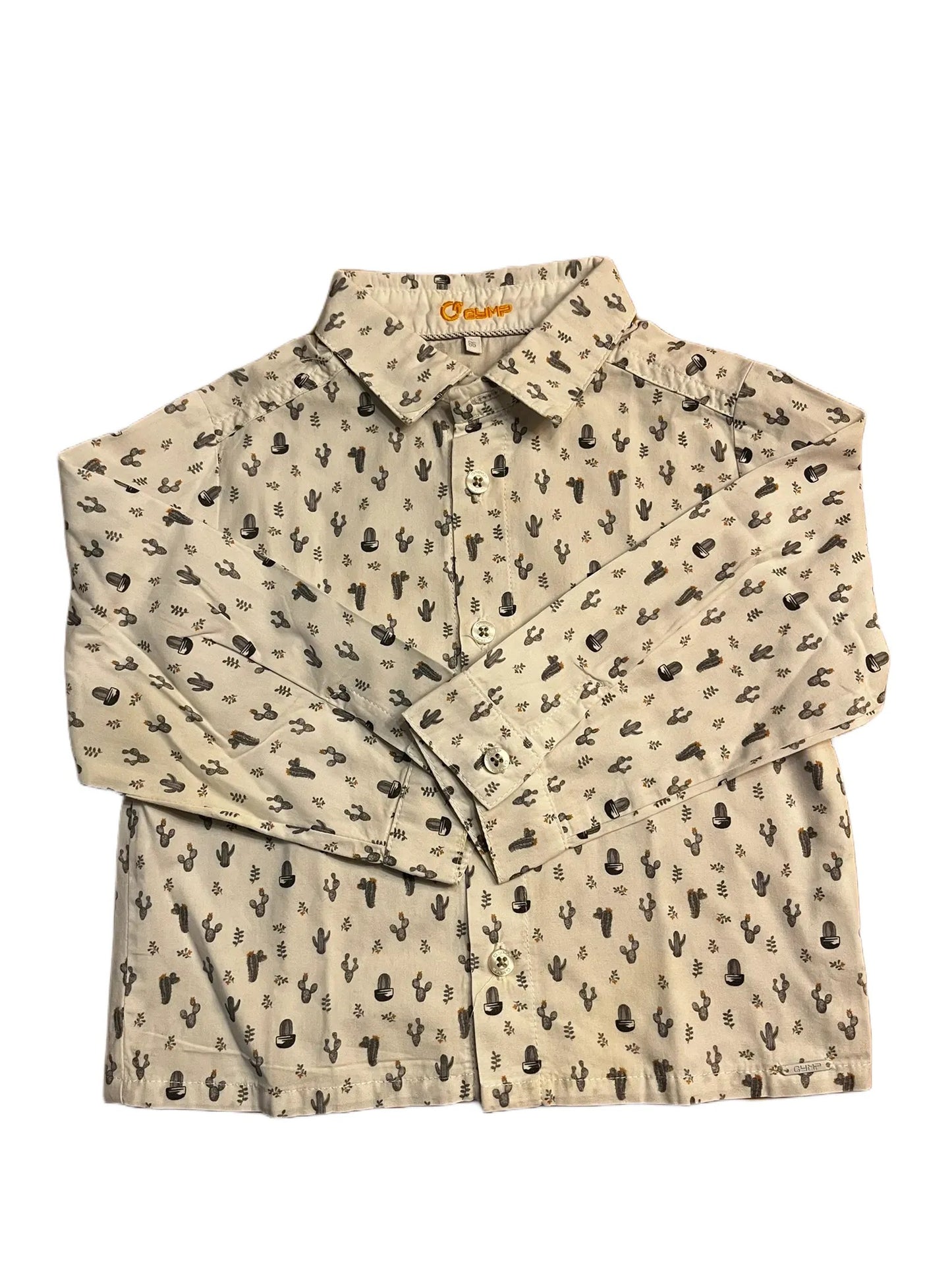 Gymp Cactus Multi Langarmhemd (86cm)