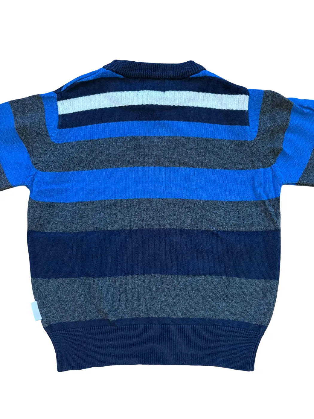 Henry Cotton's Striped Logo Sweater (3Y)