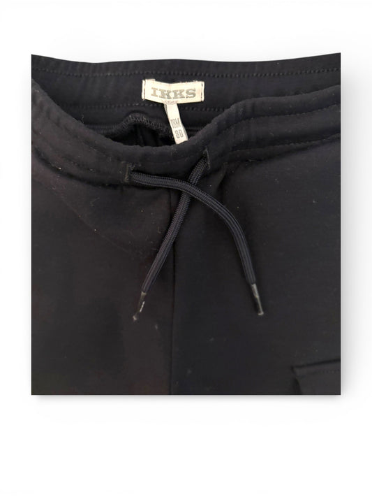 IKKS Black Cargo Joggers (18M)
