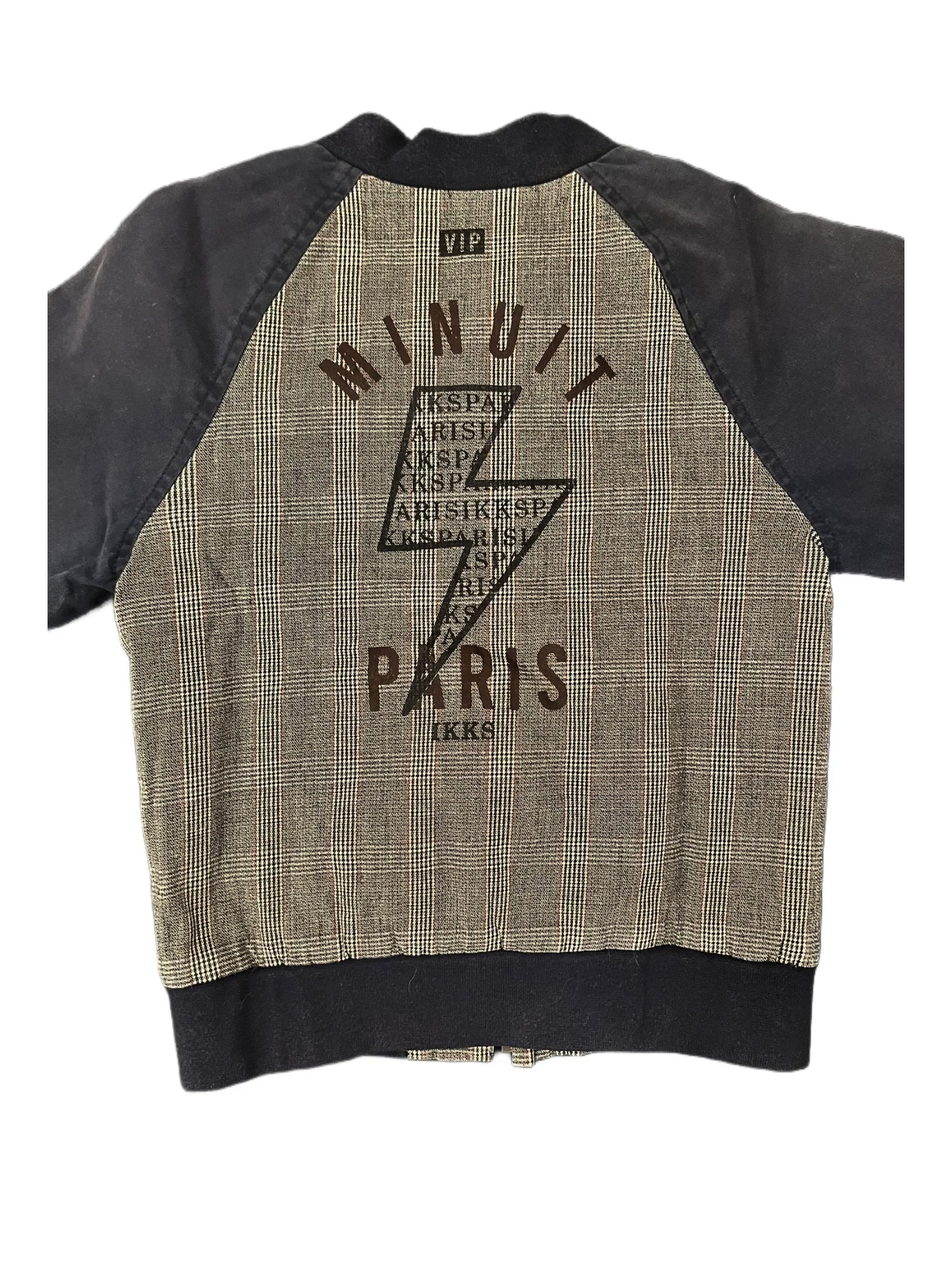 IKKS Plaid & Navy Coat (6Y)