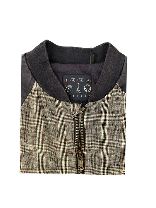 IKKS Plaid & Navy Coat (6Y)