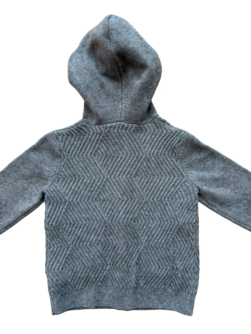 Gilet à capuche texturé gris IKKS (4 ans/104)
