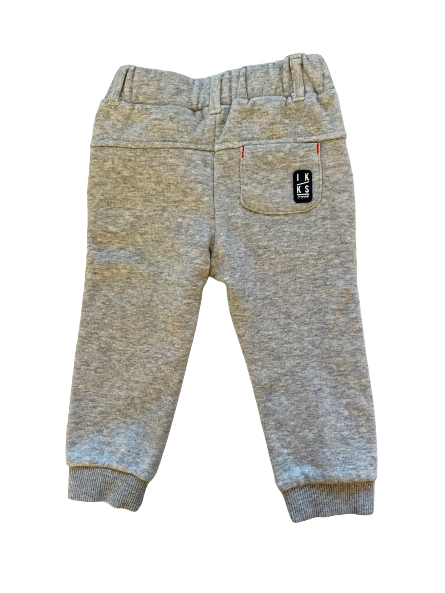 IKKS Grey Embroidered Sweatpants (12M)