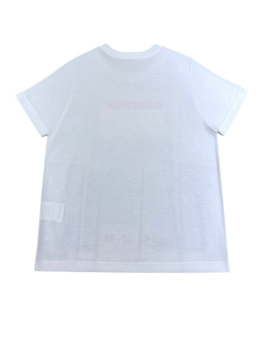 IKKS Boy Cream Hollywood Palm Cotton T-Shirt, 2Y / 86 - second hand baby clothing