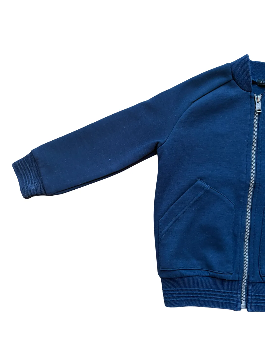 IKKS Navy Zip Cardigan (4Y / 104)